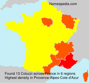 Surname Coluzzi in France Surname Coluzzi in France