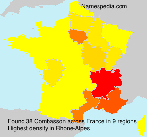 Surname Combasson in France Surname Combasson in France