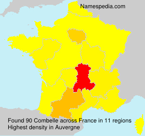 Surname Combelle in France Surname Combelle in France