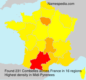 Surname Combelles in France Surname Combelles in France