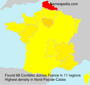 Surname Comblez in France Surname Comblez in France
