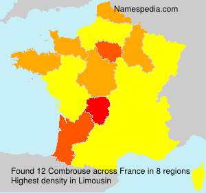 Surname Combrouse in France Surname Combrouse in France