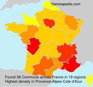Surname Commune in France Surname Commune in France