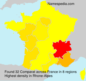 Surname Comparat in France Surname Comparat in France