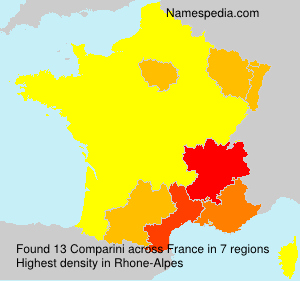 Surname Comparini in France Surname Comparini in France