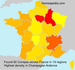 Surname Compas in France Surname Compas in France