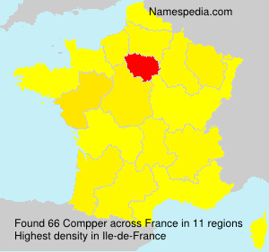 Surname Compper in France Surname Compper in France