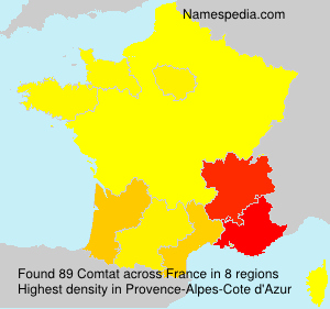 Surname Comtat in France Surname Comtat in France