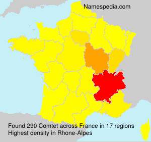 Surname Comtet in France Surname Comtet in France