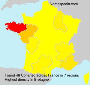 Surname Conanec in France Surname Conanec in France