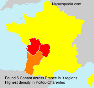 Surname Conant in France Surname Conant in France