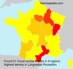 Surname Conat in France Surname Conat in France
