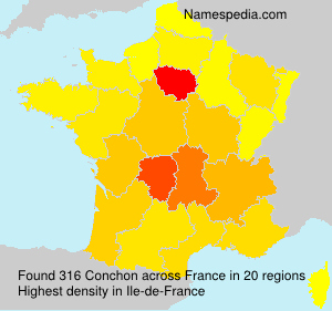 Surname Conchon in France Surname Conchon in France