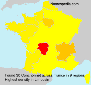 Surname Conchonnet in France Surname Conchonnet in France