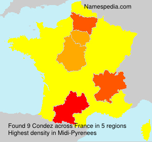 Surname Condez in France Surname Condez in France