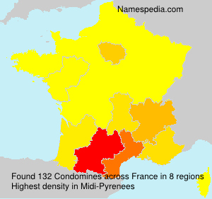 Surname Condomines in France Surname Condomines in France
