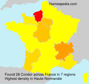 Surname Condor in France Surname Condor in France