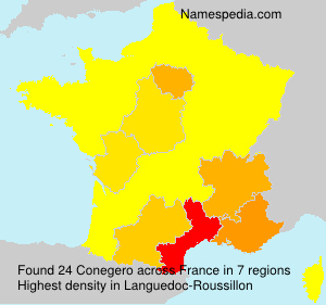 Surname Conegero in France Surname Conegero in France