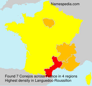 Surname Conejos in France Surname Conejos in France