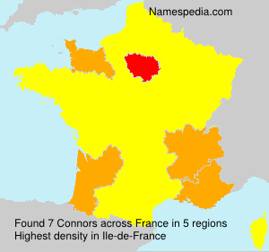 Surname Connors in France Surname Connors in France