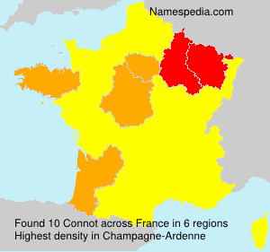 Surname Connot in France Surname Connot in France