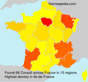 Surname Consoli in France Surname Consoli in France