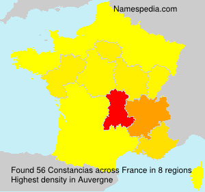 Surname Constancias in France Surname Constancias in France