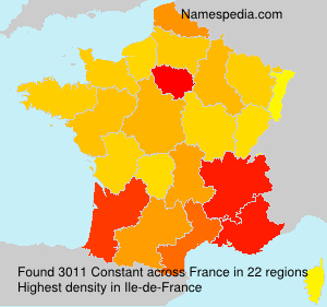Surname Constant in France Surname Constant in France