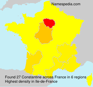 Surname Constantine in France Surname Constantine in France