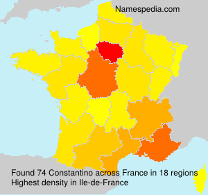 Surname Constantino in France Surname Constantino in France