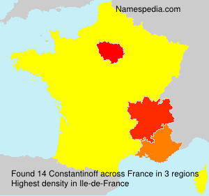 Surname Constantinoff in France Surname Constantinoff in France