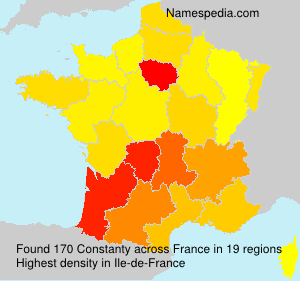 Surname Constanty in France Surname Constanty in France