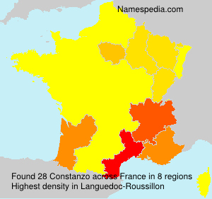 Surname Constanzo in France Surname Constanzo in France