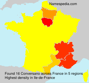 Surname Conversano in France Surname Conversano in France