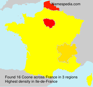 Surname Coone in France Surname Coone in France