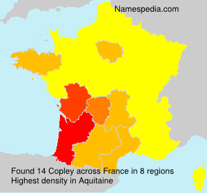 Surname Copley in France Surname Copley in France