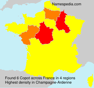 Surname Copot in France Surname Copot in France