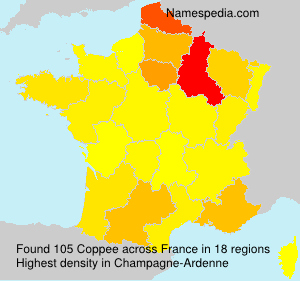 Surname Coppee in France Surname Coppee in France