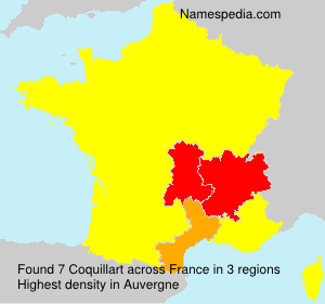 Surname Coquillart in France Surname Coquillart in France