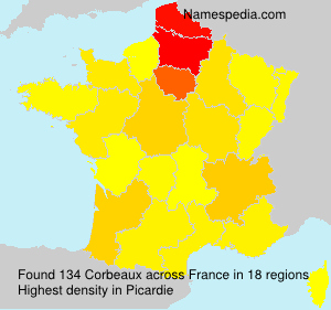 Surname Corbeaux in France Surname Corbeaux in France