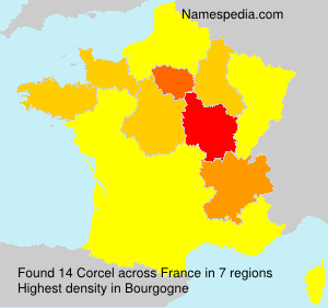 Surname Corcel in France Surname Corcel in France