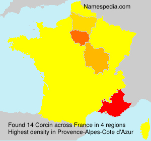 Surname Corcin in France Surname Corcin in France