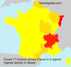 Surname Corciulo in France Surname Corciulo in France
