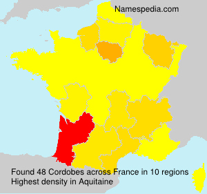 Surname Cordobes in France Surname Cordobes in France