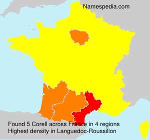 Surname Corell in France Surname Corell in France
