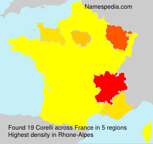 Surname Corelli in France Surname Corelli in France