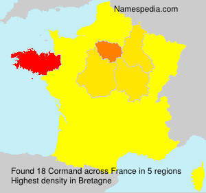 Surname Cormand in France Surname Cormand in France