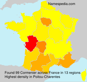 Surname Cormenier in France