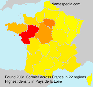 Surname Cormier in France Surname Cormier in France