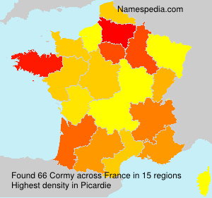Surname Cormy in France Surname Cormy in France